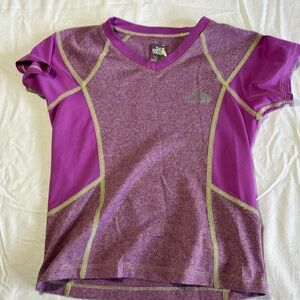 Size 6 North Face flash dry t-shirt
